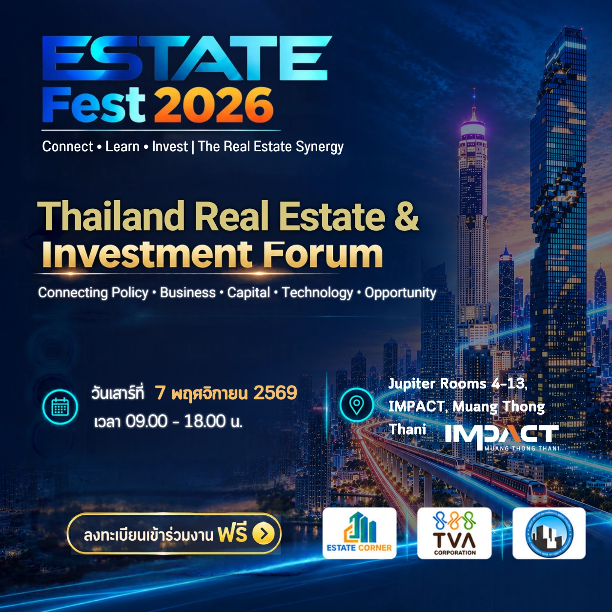 ESTATE FEST 2026 — Thailand Real Estate & Investment Forum